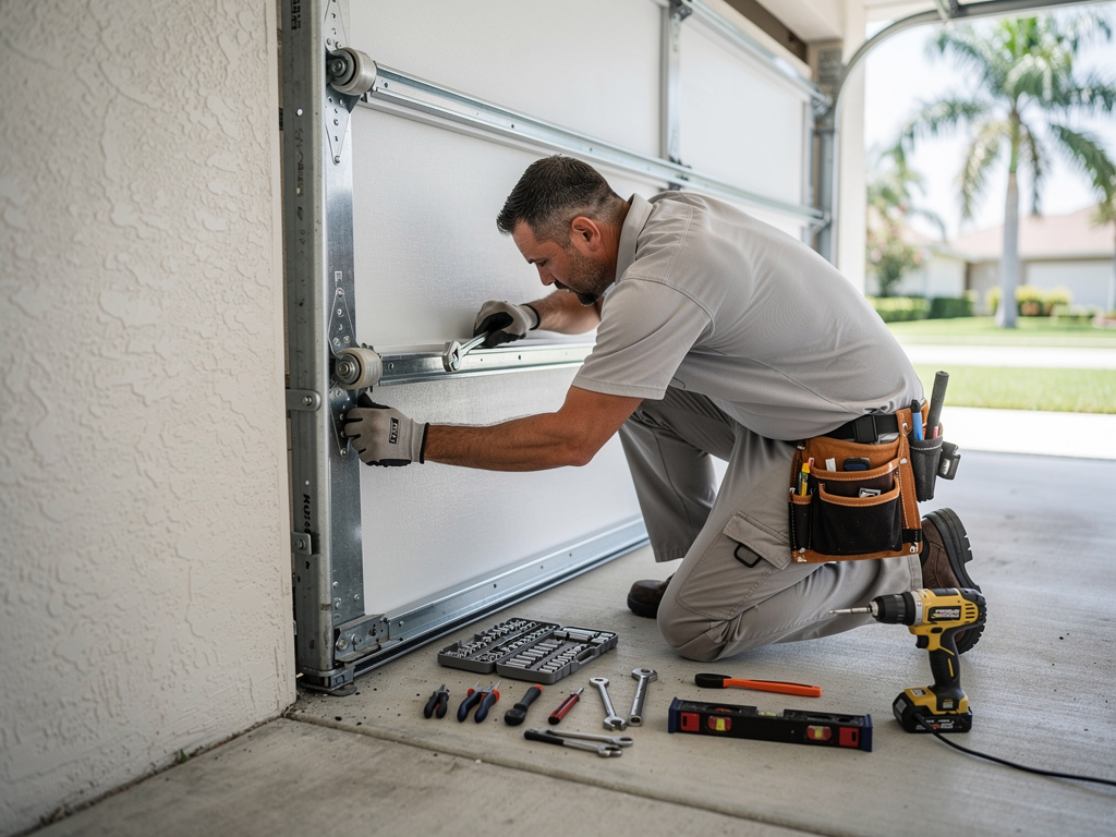 Garage Door Off-Track Repair in Weston, FL