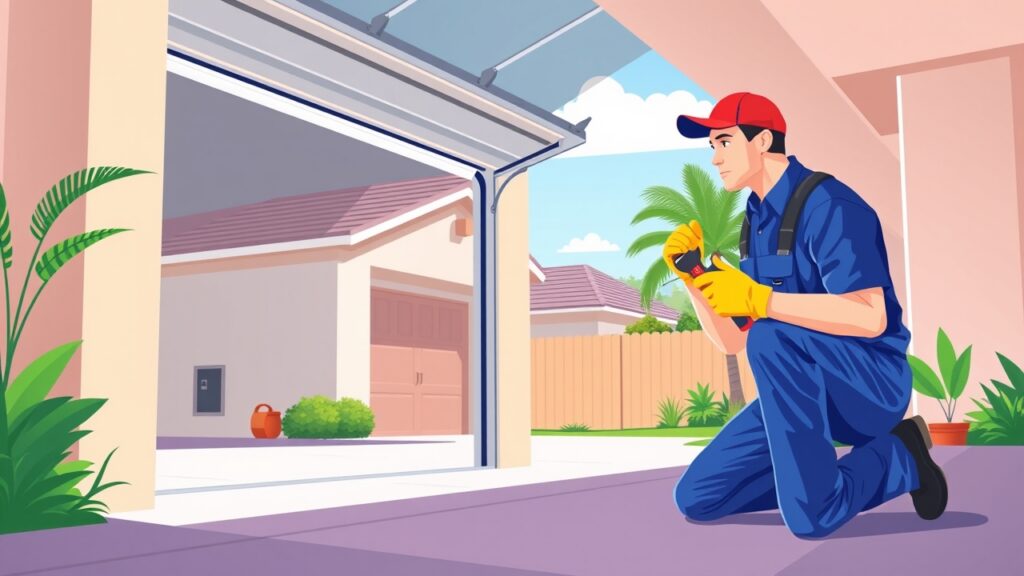 how does Florida weather affect garage doors in Weston FL?