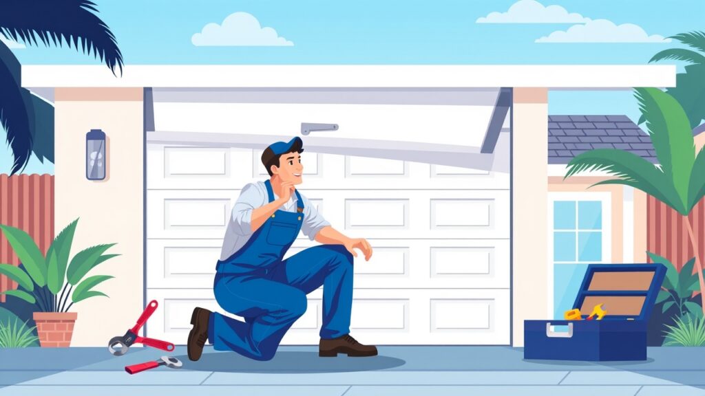 how long does garage door spring repair take in Weston FL?