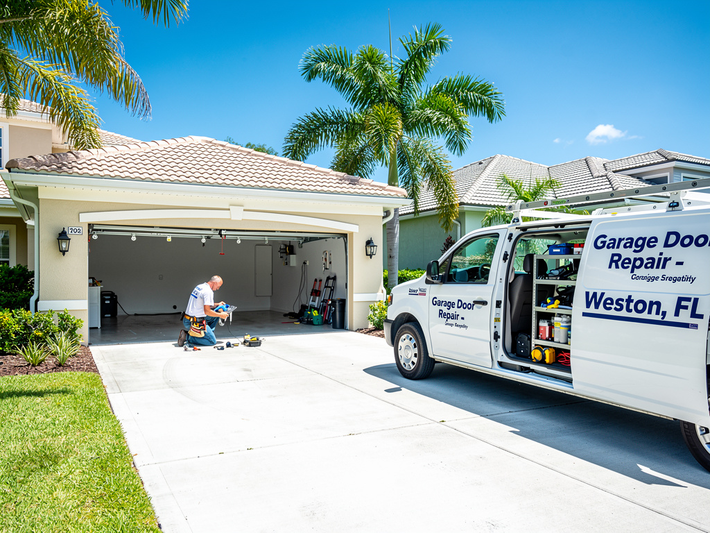 Emergency Garage Door Repair Services For Off-Track Doors In Weston, FL