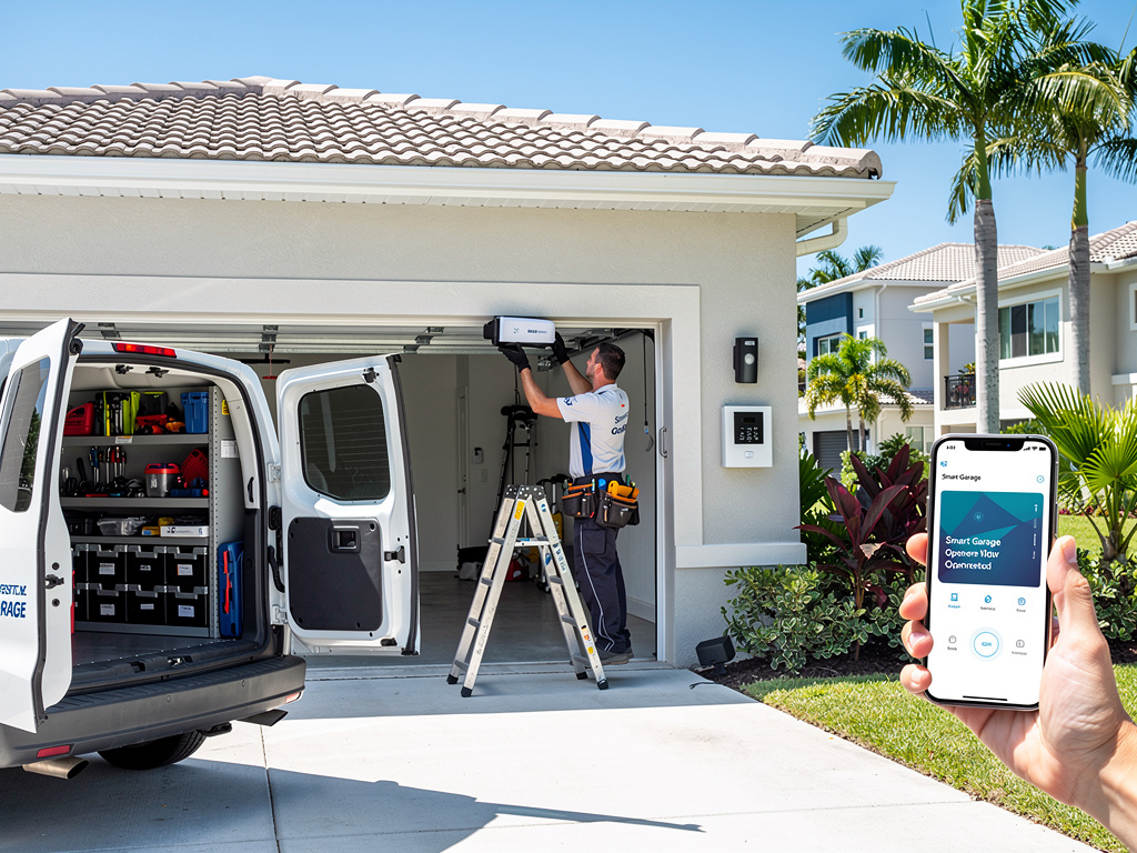The Benefits Of Installing Smart Garage Door Openers In Weston Homes