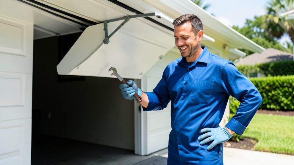 How to identify if my garage door spring needs replacement in Weston, FL?